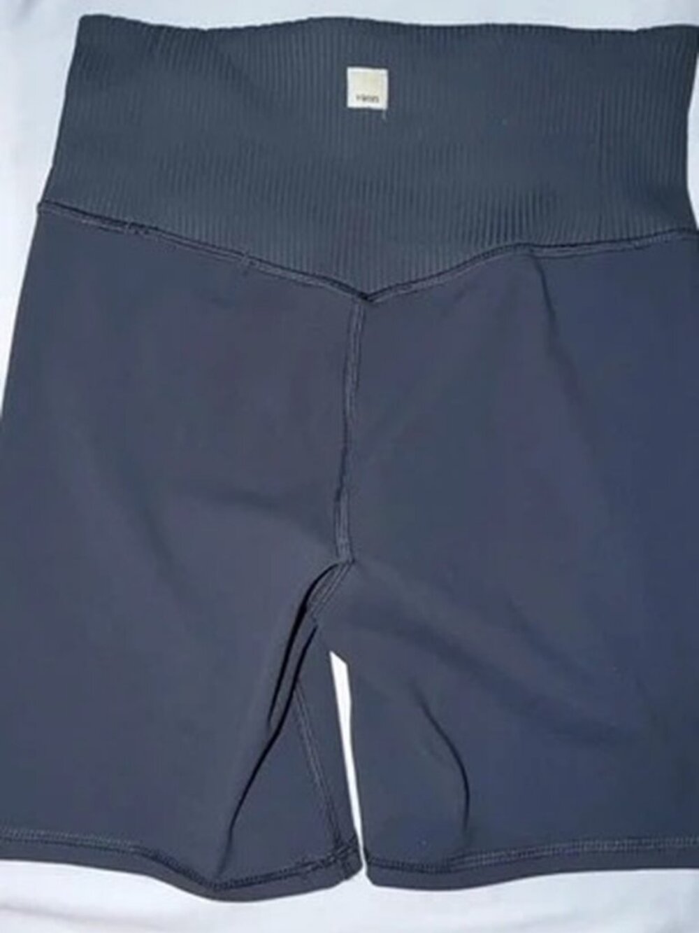 Vuori Navy High-Rise Bike Shorts